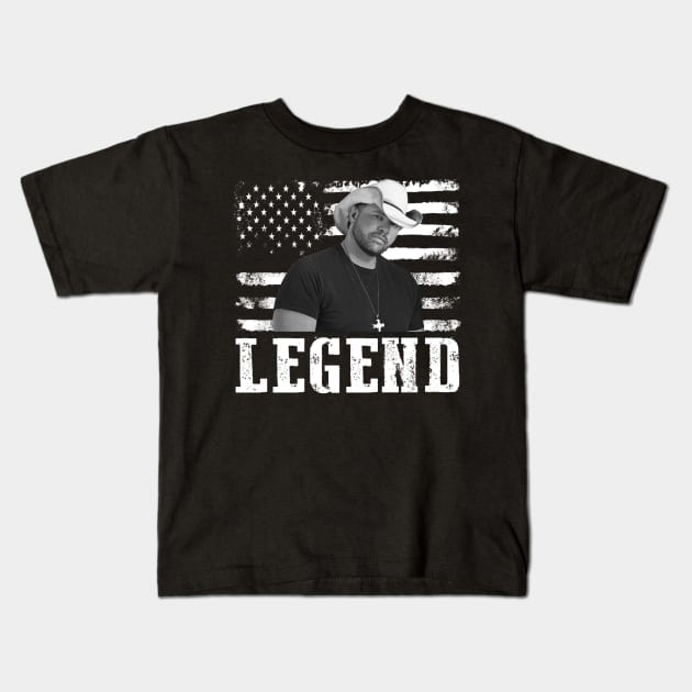 American Toby Flag Keith Music Legend Kids T-Shirt by anonshirt